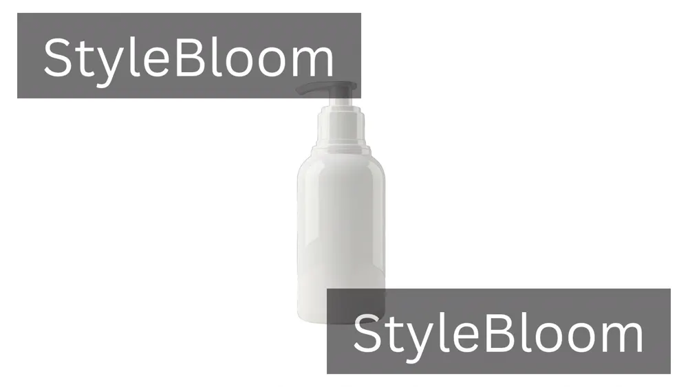 An unlabelled white pump bottle on a plain background