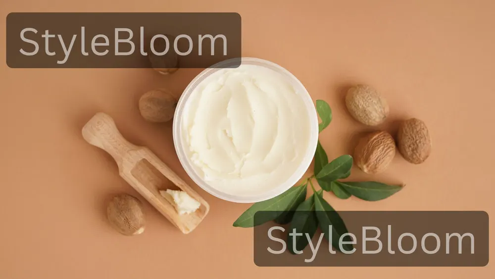 A cream jar on a plain neutral background